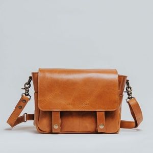 The Scout - Full grain leather camera / diaper bag
